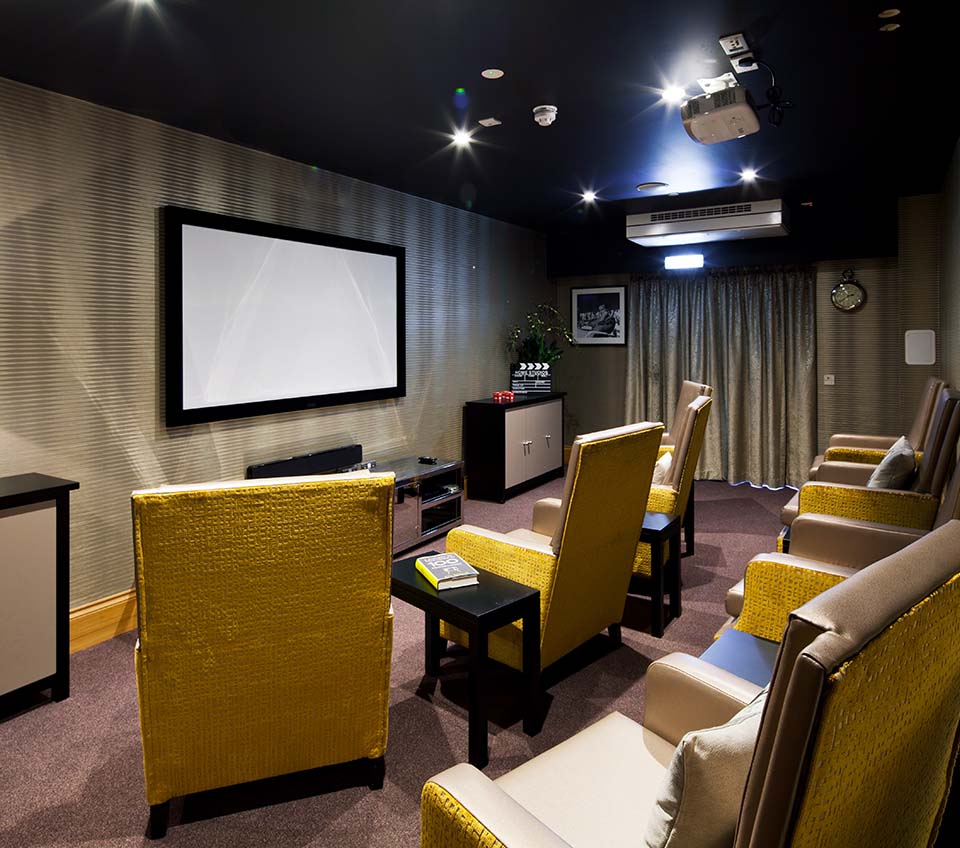 Cinema Room at Manor Grange