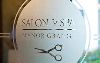Manor Grange Salon & Spa Sign