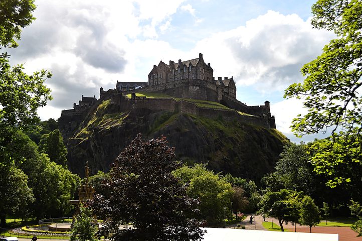Edinburgh Castle from a Distance
