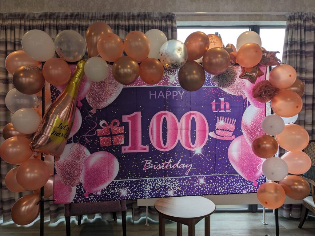 100th birthday sign